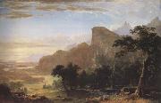 Frederic E.Church Landscape-Scene from Thanatopsis oil on canvas